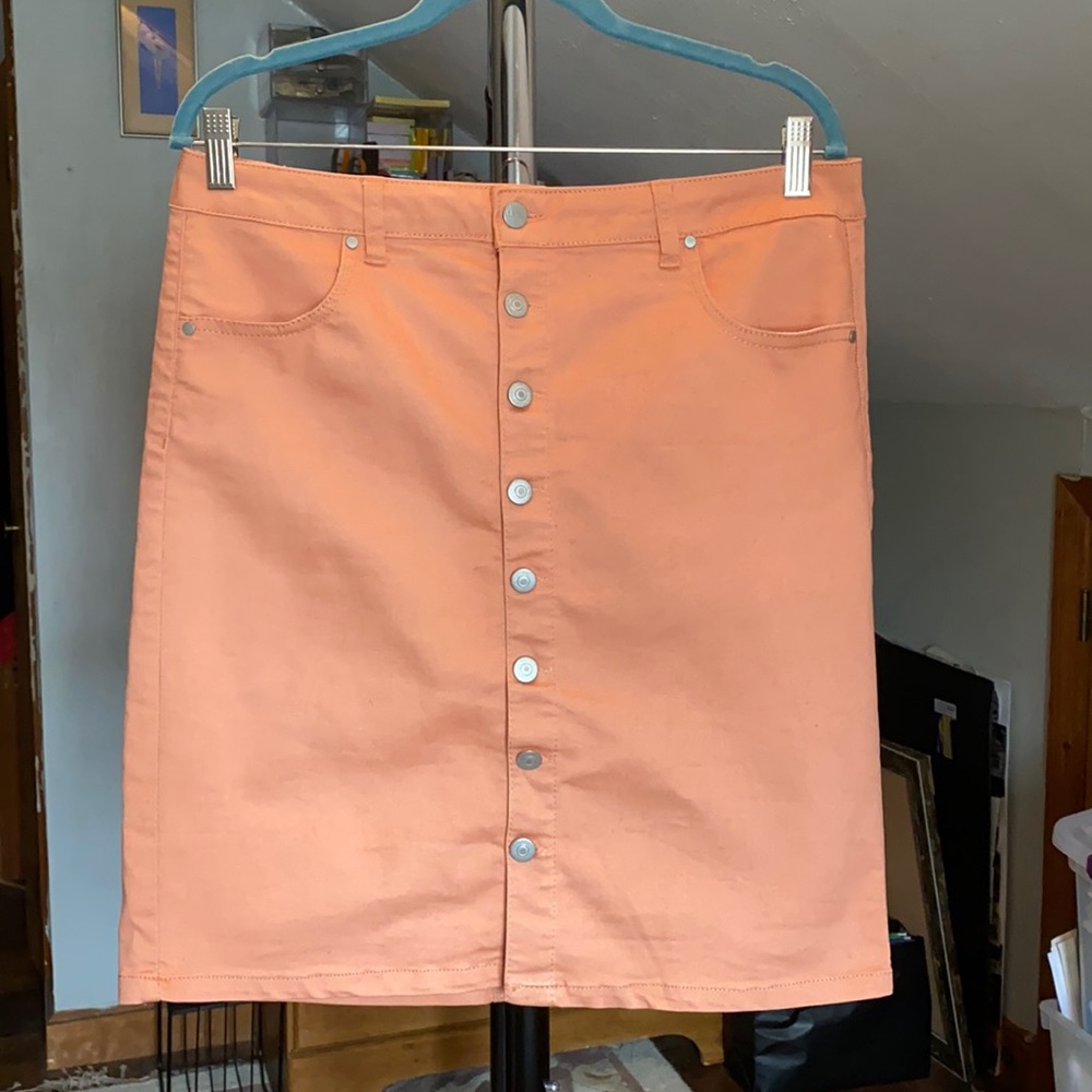 D Jeans Jean Mini Skirt EUC